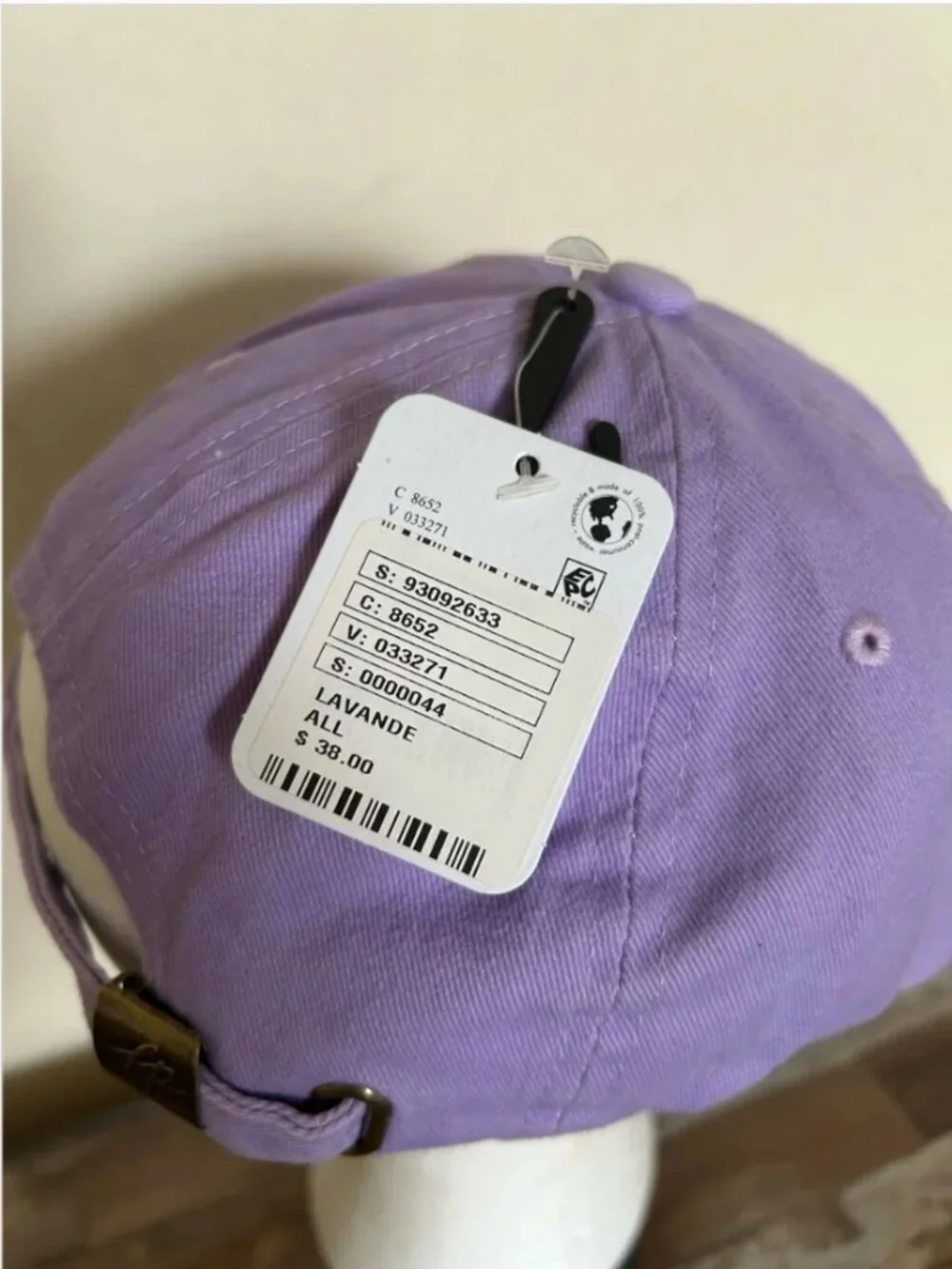 Free People NWT purple lavander baseball cap hat New with tag